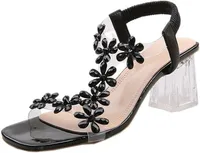 🔥💥 HOT DEAL Save Up To 50% - Women's Rhinestone Flowers Decor Flat Sandals thumbnail 7