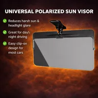 🚗LAST DAY 50% OFF🔥Universal Car Sun Visor With Polarized Glare Protection thumbnail 6