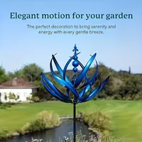 🔥🔥Hot Deal Summer SALE OFF UP TO 60%🔥🔥Metal Wind Spinner Rotating Garden Courtyard Decoration No Battery thumbnail 2