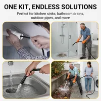 🔥🔥Hot Deal Summer SALE OFF UP TO 50%🔥🔥High-Pressure Sewer Jetter Hose with Nozzle thumbnail 6