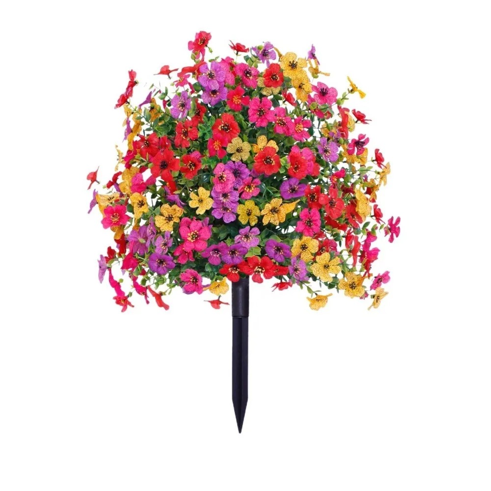 🔥🔥HOT DEAL SUMMER SALE OFF UP TO 50%🔥🔥Eucalyptus Flower Artificial Fake Violet Flower Ground Stake - Image 1