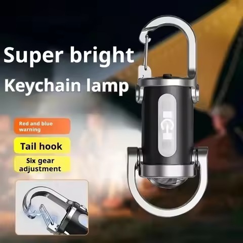 🔥Last Day 50% OFF🔥Portable Rechargeable Bright Keychain Flashlight thumbnail 6