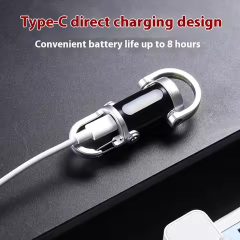 🔥Last Day 50% OFF🔥Portable Rechargeable Bright Keychain Flashlight thumbnail 7