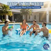 🔥50% Summer Sale 🌊 4 Tube Inflatable Pool Float Hammock: Your Ultimate Summer Relaxation Essential thumbnail 8