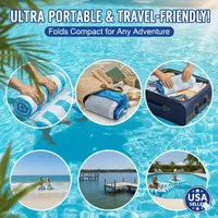 🔥50% Summer Sale 🌊 4 Tube Inflatable Pool Float Hammock: Your Ultimate Summer Relaxation Essential thumbnail 3