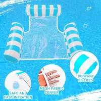 🔥50% Summer Sale 🌊 4 Tube Inflatable Pool Float Hammock: Your Ultimate Summer Relaxation Essential thumbnail 6