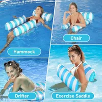 🔥50% Summer Sale 🌊 4 Tube Inflatable Pool Float Hammock: Your Ultimate Summer Relaxation Essential thumbnail 9