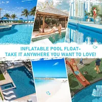 🔥50% Summer Sale 🌊 4 Tube Inflatable Pool Float Hammock: Your Ultimate Summer Relaxation Essential thumbnail 11