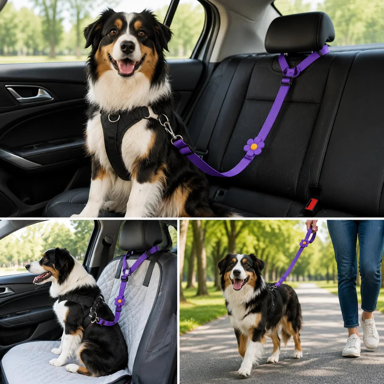 💥LAST DAY 50% OFF✨2-in-1 Dog Car Seat Belt & Walking Leash thumbnail 7