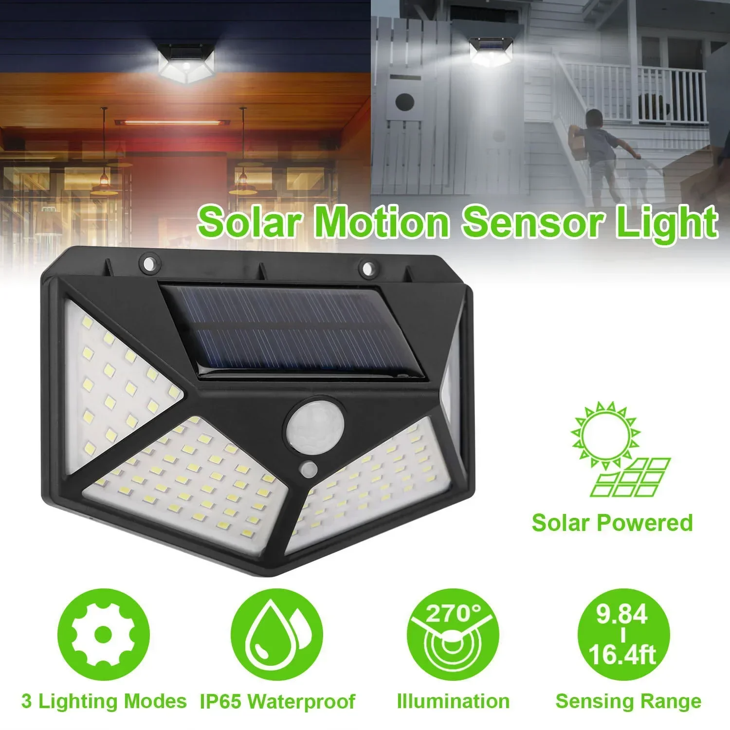 💎 Premium Solar Outdoor Spotlight — Waterproof Motion Sensor LED Light for a Brighter, Safer Garden thumbnail 5