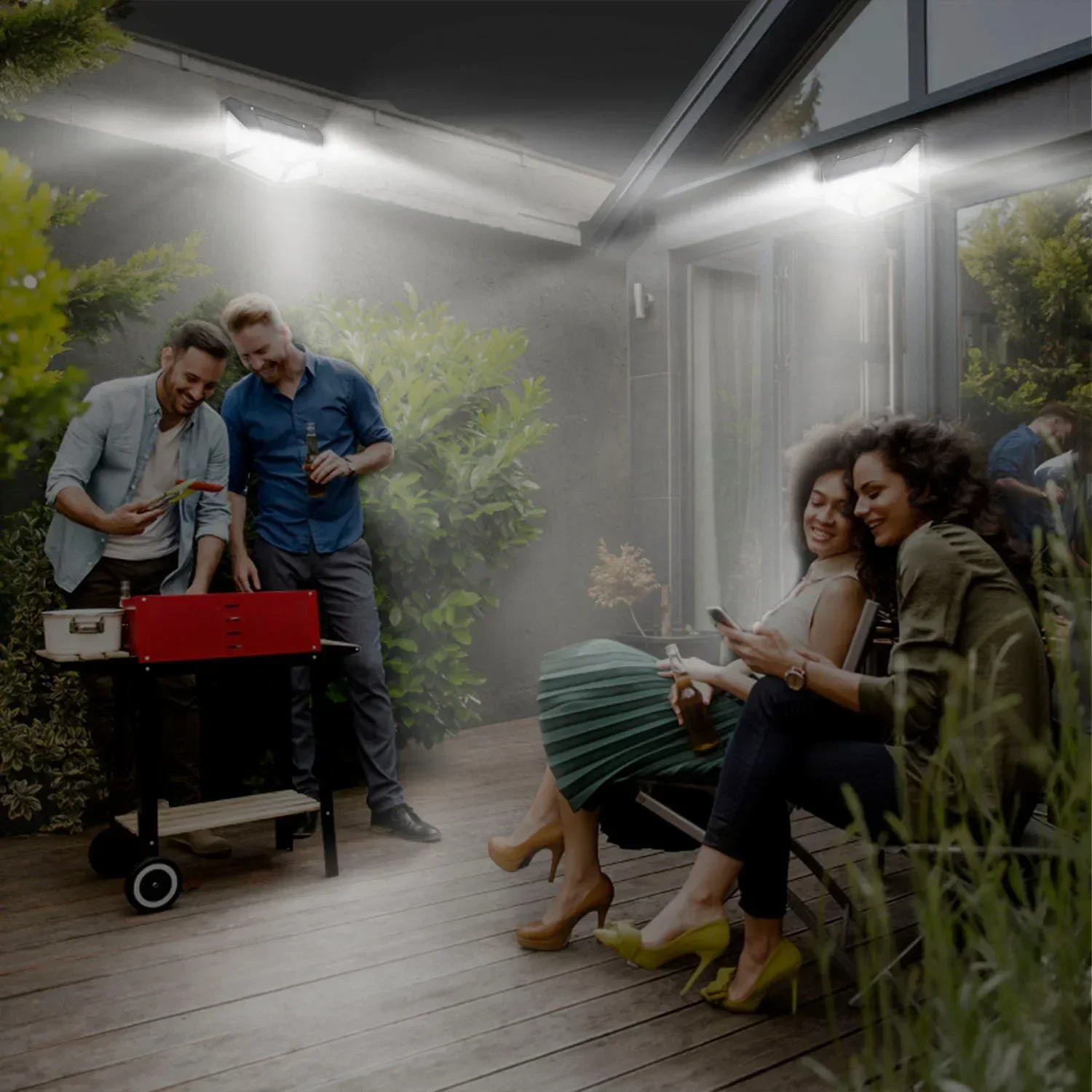 💎 Premium Solar Outdoor Spotlight — Waterproof Motion Sensor LED Light for a Brighter, Safer Garden thumbnail 15