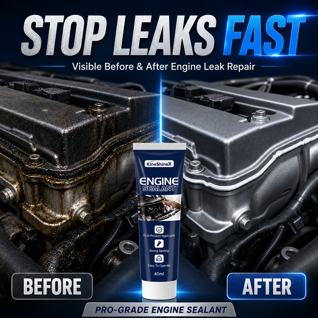 ⚙️ Professional High-Temp Auto Sealant — Designed to Help Seal Small Leaks, Protect Engine Parts & Support Easy DIY Repa thumbnail 3