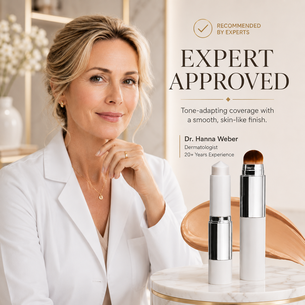 ✨ 57,000+ Sold — Korean Color-Changing Foundation Stick for Smooth, Natural Coverage in Seconds | Save Up To 60% Today thumbnail 10