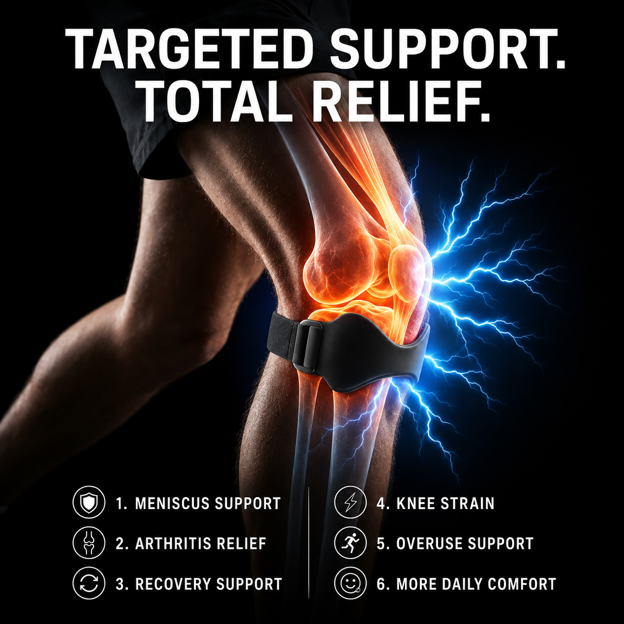 🔥 35,000+ Sold — Professional Air Cushion Patella Knee Support for Sports & Daily Training thumbnail 3