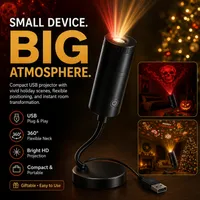 🎄👻 ✨ 60,000+ Sold — Plug & Play HD Holiday Projector for Christmas & Halloween Decor thumbnail 5