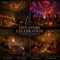 🎄👻 ✨ 60,000+ Sold — Plug & Play HD Holiday Projector for Christmas & Halloween Decor thumbnail 14