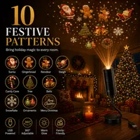🎄👻 ✨ 60,000+ Sold — Plug & Play HD Holiday Projector for Christmas & Halloween Decor thumbnail 12