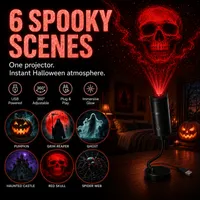 🎄👻 ✨ 60,000+ Sold — Plug & Play HD Holiday Projector for Christmas & Halloween Decor thumbnail 6