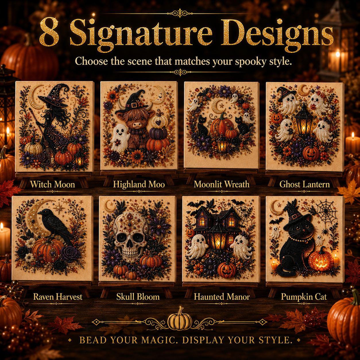 🔥 Last Day 60% OFF — Halloween DIY Diamond Art Kit for Spooky Home Decor 🎃 thumbnail 3