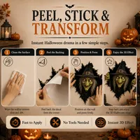🎃 2026 Halloween Hot Sale — Realistic 3D Break-In Wall Decals for Doors, Windows & Walls | Save 70% Today thumbnail 7