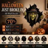 🎃 2026 Halloween Hot Sale — Realistic 3D Break-In Wall Decals for Doors, Windows & Walls | Save 70% Today thumbnail 1
