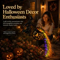 🔥 Last Day 60% OFF — Halloween Witch Cauldron Garden Light for Yard & Patio Decor 🧙‍♀️ thumbnail 7