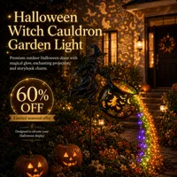 🔥 Last Day 60% OFF — Halloween Witch Cauldron Garden Light for Yard & Patio Decor 🧙‍♀️ thumbnail 1