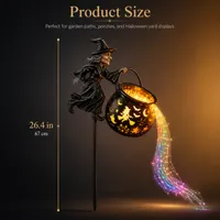 🔥 Last Day 60% OFF — Halloween Witch Cauldron Garden Light for Yard & Patio Decor 🧙‍♀️ thumbnail 9