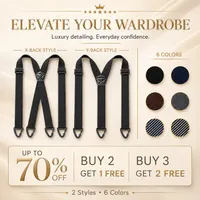 💎 Premium Adjustable Suspenders — Strong Clips, Timeless Style & Comfortable Fit | 70% OFF thumbnail 8