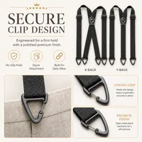 💎 Premium Adjustable Suspenders — Strong Clips, Timeless Style & Comfortable Fit | 70% OFF thumbnail 5