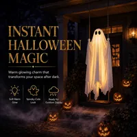 🔥 Last Day 60% OFF — 👻 LED Swinging Ghost Halloween Decoration — Glowing, Spooky & Perfect for Haunted Yard Decor thumbnail 5