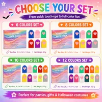 🌈 12-Color Hair Chalk Set — Temporary, Washable Highlights | 50% OFF Today thumbnail 9