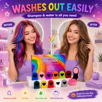 🌈 12-Color Hair Chalk Set — Temporary, Washable Highlights | 50% OFF Today thumbnail 8