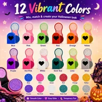 🌈 12-Color Hair Chalk Set — Temporary, Washable Highlights | 50% OFF Today thumbnail 6