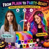 🌈 12-Color Hair Chalk Set — Temporary, Washable Highlights | 50% OFF Today thumbnail 5