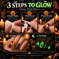 🔥 70,000+ Sold — Glow-in-the-Dark Halloween Nail Stickers | Buy 2 Get 1 FREE • Buy 3 Get 2 FREE • Up to 70% OFF thumbnail 6