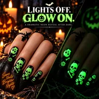 🔥 70,000+ Sold — Glow-in-the-Dark Halloween Nail Stickers | Buy 2 Get 1 FREE • Buy 3 Get 2 FREE • Up to 70% OFF thumbnail 5