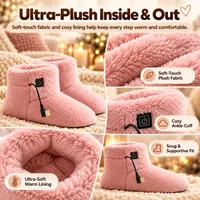 🔥 58% OFF TODAY — Heated Plush Boots | Soft USB-Powered Warmth for Cozy Winter Comfort thumbnail 4