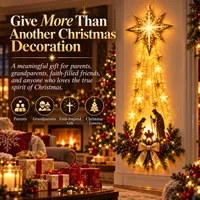 ⭐ 55% OFF TODAY — Bethlehem Star of Faith Lighted Nativity Wall Decor | Let His Light Fill Your Home This Christmas thumbnail 6