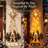 ⭐ 55% OFF TODAY — Bethlehem Star of Faith Lighted Nativity Wall Decor | Let His Light Fill Your Home This Christmas thumbnail 4