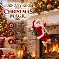 🎅 58% OFF TODAY — Climbing Santa Musical Christmas Decor | He Climbs, Plays Music & Brings Christmas to Life thumbnail 3