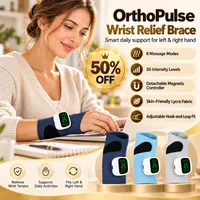 🔥 TODAY ONLY — 50% OFF | Smart EMS Wrist Massager — Multi-Level Pulse Support for Tired & Overworked Wrists thumbnail 1