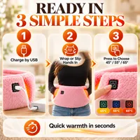 🔥 55% OFF TODAY —  Heated Waist & Hand Warmer | 3 Adjustable Heat Levels for Cozy Winter Comfort thumbnail 4