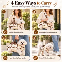 🔥 53% OFF TODAY — Hands-Free Pet Carrier for Small Dogs | Breathable, Secure & Comfortable thumbnail 5