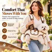 🔥 53% OFF TODAY — Hands-Free Pet Carrier for Small Dogs | Breathable, Secure & Comfortable thumbnail 4