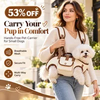 🔥 53% OFF TODAY — Hands-Free Pet Carrier for Small Dogs | Breathable, Secure & Comfortable thumbnail 1