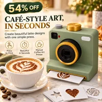 🔥 54% OFF TODAY — Manual Coffee Art Printer | Create Beautiful Café-Style Latte Designs in Seconds thumbnail 1