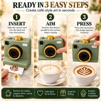 🔥 54% OFF TODAY — Manual Coffee Art Printer | Create Beautiful Café-Style Latte Designs in Seconds thumbnail 4