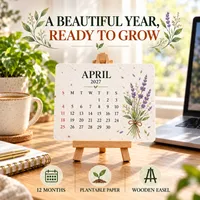 🌱 60% OFF TODAY - Eco-Friendly Plantable “Timeless” Seed Calendar 2027 thumbnail 10