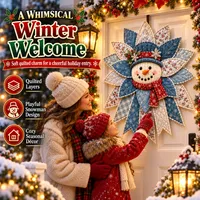 🔥 60% OFF TODAY — Quilted Christmas Door Hanging | 7 Festive Handmade Designs to Choose From thumbnail 7